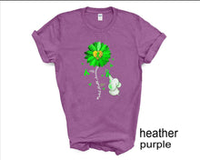 Load image into Gallery viewer, Mental Health Awareness tshirt, May is Mental Health Awareness Month, Green Ribbon, It's Okay Not to Be Okay, You are Not Alone, Be Kind