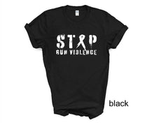 Load image into Gallery viewer, Stop Gun Violence tshirt, June 2nd National Gun Violence Awareness Day, Wear Orange Day tshirt, Vote tshirt, Ban Guns Not Books tshirt