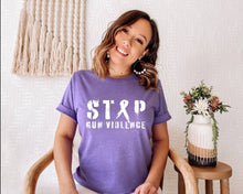 Load image into Gallery viewer, Stop Gun Violence tshirt, June 2nd National Gun Violence Awareness Day, Wear Orange Day tshirt, Vote tshirt, Ban Guns Not Books tshirt