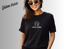 Load image into Gallery viewer, A Little Crabby Shirt | Funny Crab Tee | Cute Beach Graphic Shirt | Coastal Summer T-Shirt | Funny Ocean Lover Tee | Seafood Pun Shirt Gift
