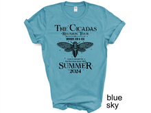 Load image into Gallery viewer, The Cicadas Shirt 2024 Cicada Reunion Tee Funny Cicada Concert T-shirt, Bug Humor Goblincore Insect, Tee Shirts Nature Lover Gift
