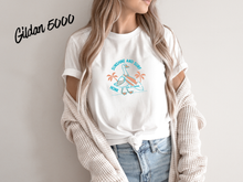 Load image into Gallery viewer, Sunshine and Surf Goose Shirt | Funny Beach Goose Tee | Summer Vacation Shirt | Coastal Goose Graphic Tee | Cute Surfing Bird Shirt | Beach Lover Gift
