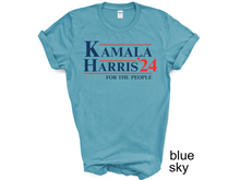 Load image into Gallery viewer, Kamala Harris&#39; 24 T-shirt, Let&#39;s Finish the Job 2024, Vote Democrat, 2024 Election, Vote Harris, Kamala, Harris g, Political, Vote 2024
