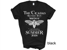 Load image into Gallery viewer, The Cicadas Shirt 2024 Cicada Reunion Tee Funny Cicada Concert T-shirt, Bug Humor Goblincore Insect, Tee Shirts Nature Lover Gift
