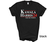 Load image into Gallery viewer, Kamala Harris&#39; 24 T-shirt, Let&#39;s Finish the Job 2024, Vote Democrat, 2024 Election, Vote Harris, Kamala, Harris g, Political, Vote 2024
