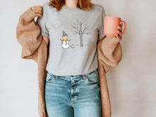 Load image into Gallery viewer, Christmas Snowman Shirt, Snowman Shirt gift, Christmas Party Shirt, Funny Christmas Gifts, Gift For Winter Lover, Merry Xmas Shirt
