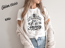 Load image into Gallery viewer, Idgie's Wild Honey Co. T-Shirt | Vintage Southern Honey Tee | Cottagecore Graphic Shirt | Nature Lover Gift | Unisex Tee
