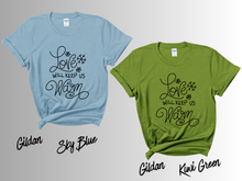 Load image into Gallery viewer, Love Will Keep Us Warm Christmas Shirt, Cozy Holiday T-Shirt, Christmas Love Tee, Festive Winter Shirt, Cute Xmas Gift, Holiday Couple Tee
