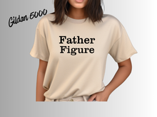 Load image into Gallery viewer, Father Figure Shirt | Funny Dad Tee | Retro Father Graphic T-Shirt | Cool Dad Gift | Minimalist Father’s Day Shirt | Trendy Dad Apparel
