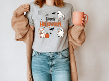 Load image into Gallery viewer, Happy Halloween Shirts, Halloween Shirts, Hocus Pocus Shirts, Sanderson Sisters Shirts, Fall Shirts, Halloween Outfits,Halloween Funny Shirt
