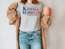 Load image into Gallery viewer, Kamala Harris&#39; 24 T-shirt, Let&#39;s Finish the Job 2024, Vote Democrat, 2024 Election, Vote Harris, Kamala, Harris g, Political, Vote 2024
