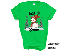 Load image into Gallery viewer, Christmas Snowman Shirt, Snowman Shirt gift, Christmas Party Shirt, Funny Christmas Gifts, Gift For Winter Lover, Merry Xmas Shirt (Copy)
