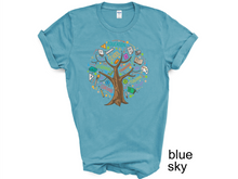Load image into Gallery viewer, Education tree T-shirt. Teachers appreciation gifts. Teaching.
