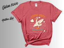 Load image into Gallery viewer, Goose Vibes Shirt | Funny Goose Tee | Cute Goose Graphic T-Shirt | Silly Bird Shirt | Goose Lover Gift | Trendy Animal Tee | Casual Everyday Shirt
