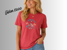 Load image into Gallery viewer, Sunshine and Surf Goose Shirt | Funny Beach Goose Tee | Summer Vacation Shirt | Coastal Goose Graphic Tee | Cute Surfing Bird Shirt | Beach Lover Gift
