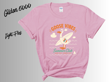 Load image into Gallery viewer, Goose Vibes Shirt | Funny Goose Tee | Cute Goose Graphic T-Shirt | Silly Bird Shirt | Goose Lover Gift | Trendy Animal Tee | Casual Everyday Shirt
