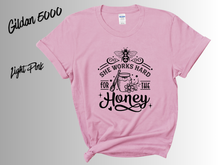 Load image into Gallery viewer, Idgie's Wild Honey Co. T-Shirt | Vintage Southern Honey Tee | Cottagecore Graphic Shirt | Nature Lover Gift | Unisex Tee
