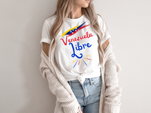 Load image into Gallery viewer, Venezuela Libre Shirt, Venezuela Shirt, Gift for Venezuelan Venezuela Flag Shirt Immigrant Pride 2024 Election Bandera Venezuela Election
