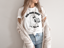 Load image into Gallery viewer, Halloween, Ghost Read more books Tshirt
