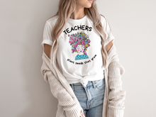 Load image into Gallery viewer, Teacher plant seeds that grow T-Shirt, Gift for Teacher, Funny Teacher Shirt, Friyay Teacher Shirt, Teacher Team Tee
