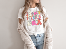 Load image into Gallery viewer, In My Teacher Era Shirt, Retro Teacher Era T-Shirt, Back To School, Floral Cute Groovy New Teacher Gift, Teacher Appreciation, Teacher Tee
