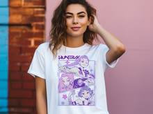 Load image into Gallery viewer, Kpop Demon Hunters T-shirt Gift For Woman,Jinu Manga Shirt,Kpop Huntrix Pin,Demon Hunter Merch,Saja Girls Fan Poster, Kpop Shirt
