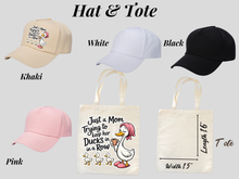Load image into Gallery viewer, Just A Mom Trying To Keep Her Ducks In A Row Shirt, Funny Mom Shirt, Mom Life Tee, Cute Mom Graphic Tee, Motherhood Shirt, Gift for Mom, Mom Humor Shirt
