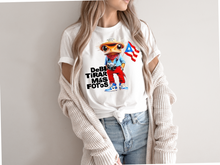 Load image into Gallery viewer, Debi Tirar Mas Fotos Shirt, Solo Para Boricuas t-shirt, Graphic T-Shirt Latin Music Tee, Reggaeton Fan gift,
