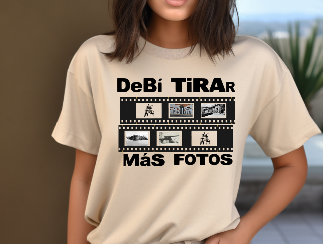 Debi Tirar Mas Fotos Photo Film Shirt, Solo Para Boricuas t-shirt, be ready for the PR Concert