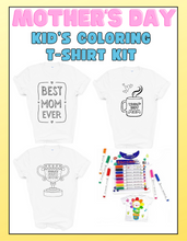 Load image into Gallery viewer, Mother’s Day Kids coloring shirt, Mother’s Day Gift
