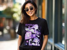 Load image into Gallery viewer, Kpop Demon Hunters T-shirt Gift For Woman,Jinu Manga Shirt,Kpop Huntrix Pin,Demon Hunter Merch,Saja Girls Fan Poster, Kpop Shirt
