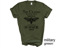 Load image into Gallery viewer, The Cicadas Shirt 2024 Cicada Reunion Tee Funny Cicada Concert T-shirt, Bug Humor Goblincore Insect, Tee Shirts Nature Lover Gift
