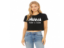 Load image into Gallery viewer, Take a Hike Shirts, Camp Tees, Camping Shirts, Hiking T-ShirtsShirt, Bella + Canvas Women&#39;s Flowy Cropped T-Shirt
