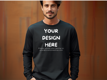 Load image into Gallery viewer, Launch Your Long-Sleeve T-Shirt Business in 2025! Be your own boss and start selling online — it’s simple and profitable. See our description for more information. Long Sleeve Shirt samples available
