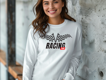 Load image into Gallery viewer, Racing Team Long Sleeve Shirt, F1 Racing Long Sleeve Shirt, Formula One, Formula Shirt Gift, F1 Gift. Formula One, Racing Long Sleeve Shirt
