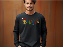 Load image into Gallery viewer, Believe Christmas Long-Sleeve T-Shirt, Santa Long-Sleeve T-Shirt gift, Christmas Long-Sleeve T-Shirt. tshirts.
