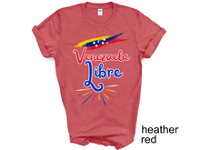 Load image into Gallery viewer, Venezuela Libre Shirt, Venezuela Shirt, Gift for Venezuelan Venezuela Flag Shirt Immigrant Pride 2024 Election Bandera Venezuela Election
