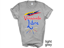 Load image into Gallery viewer, Venezuela Libre Shirt, Venezuela Shirt, Gift for Venezuelan Venezuela Flag Shirt Immigrant Pride 2024 Election Bandera Venezuela Election
