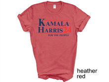 Load image into Gallery viewer, Kamala Harris&#39; 24 T-shirt, Let&#39;s Finish the Job 2024, Vote Democrat, 2024 Election, Vote Harris, Kamala, Harris g, Political, Vote 2024
