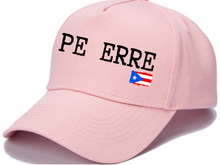 Load image into Gallery viewer, PE ERRE Hat, Hat de Puerto Rico, Mi patria hat, Mi orgullo, Mi tierra Hat, La Isla del Encanto Hat, Boricua Hat
