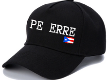 Load image into Gallery viewer, PE ERRE Hat, Hat de Puerto Rico, Mi patria hat, Mi orgullo, Mi tierra Hat, La Isla del Encanto Hat, Boricua Hat

