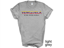 Load image into Gallery viewer, Venezuela tshirt, Camiseta de Venesuela, Mi patria, Mi orgullo, Mi tierra shirt,
