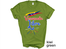 Load image into Gallery viewer, Venezuela Libre Shirt, Venezuela Shirt, Gift for Venezuelan Venezuela Flag Shirt Immigrant Pride 2024 Election Bandera Venezuela Election
