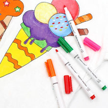 Load image into Gallery viewer, 8 Pcs Textile Marker Fabric Paint Pen Diy Crafts T-shirt Pigment Painting
