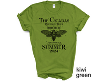 Load image into Gallery viewer, The Cicadas Shirt 2024 Cicada Reunion Tee Funny Cicada Concert T-shirt, Bug Humor Goblincore Insect, Tee Shirts Nature Lover Gift
