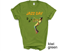 Load image into Gallery viewer, Jazz Shirt, Jazz Gift, Jazz T-shirt, Jazz Fest Shirt, Jazz Music, Jazz Musician, Jazz Player Gift, Saxophone Gift, Saxophone Shirt
