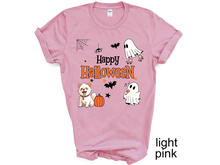 Load image into Gallery viewer, Happy Halloween Shirts, Halloween Shirts, Hocus Pocus Shirts, Sanderson Sisters Shirts, Fall Shirts, Halloween Outfits,Halloween Funny Shirt
