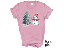 Load image into Gallery viewer, Christmas Snowman Shirt, Snowman Shirt gift, Christmas Party Shirt, Funny Christmas Gifts, Gift For Winter Lover, Merry Xmas Shirt
