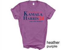 Load image into Gallery viewer, Kamala Harris&#39; 24 T-shirt, Let&#39;s Finish the Job 2024, Vote Democrat, 2024 Election, Vote Harris, Kamala, Harris g, Political, Vote 2024
