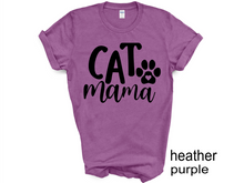 Load image into Gallery viewer, Cat Mama Shirt, Mothers Day Shirt, Cat Mom Shirt, Cat Lover Gift, Mother&#39;s Day Gift For Mom, Cat Shirt,Gift
